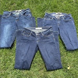 Bundle Of Three Abercrombie and fitch jeans. All Size 8L